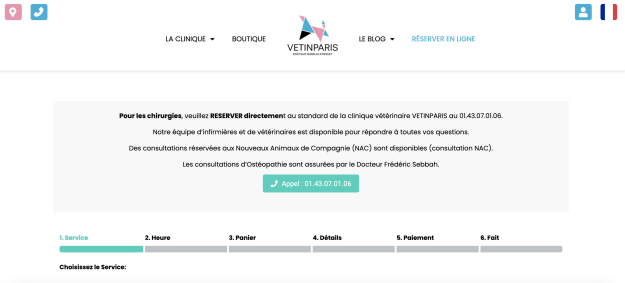 VETINPARIS rendez ovus en ligne veterinaire Rendez vous en ligne