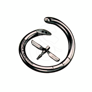 Anneau taureau Hauptner à vis en S