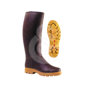 Bottes St-Hubert Le Chameau marron doublées cuir