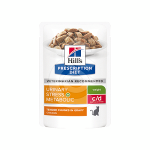 Chat c/d Urinary Stress Multicare + Metabolic Sachet Repas