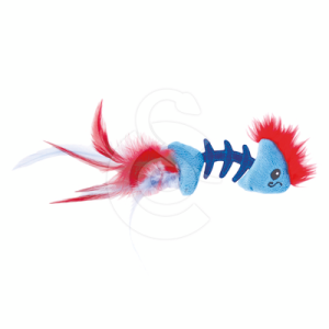 Jouet chat Petstages : Feather Fish Bone