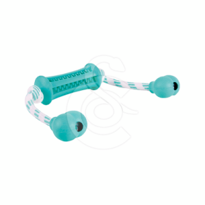 Jouet chien Trixie : Denta Fun Baton avec corde
