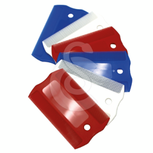 Peigne à puces sans manche en plastique