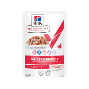 Vet Essentials Chat Multi-Benefit Adult Saumon Sachet repas
