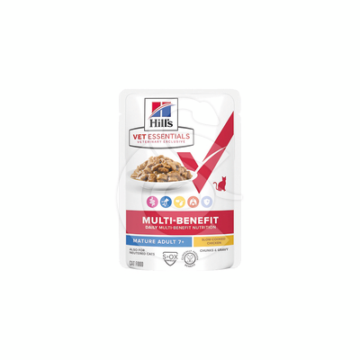 Vet Essentials Chat Multi-Benefit Matur Ad7+Pou. Sachet rep.
