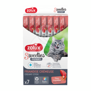 Friandises chat Zolux Sweeties crème Thon Crevettes