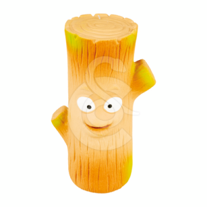 Jouet chien : Silly tronc d'arbre en latex