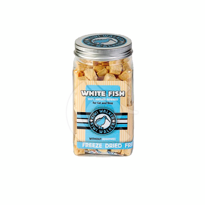 Friandises lyophilisées Kiwi Walker 100 % Poisson blanc