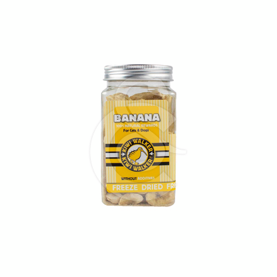 Friandises lyophilisées Kiwi Walker 100 % Banane