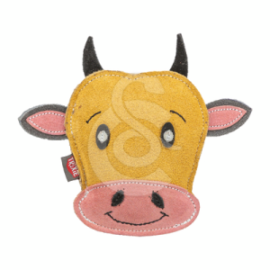 Jouet chien Trixie : Vache en cuir