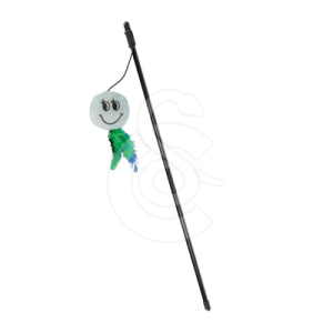 Jouet chat Trixie : Canne à pêche avec Smiley