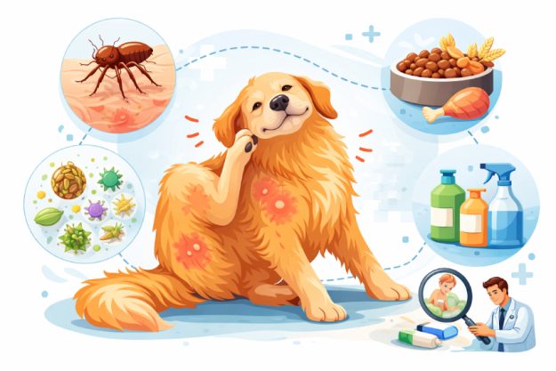 Eczéma chez le chien, quelles sont les causes