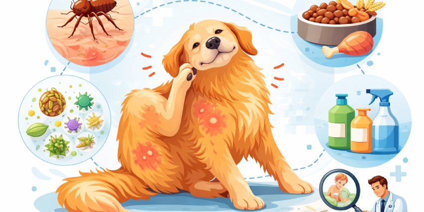 Eczéma chez le chien, quelles sont les causes