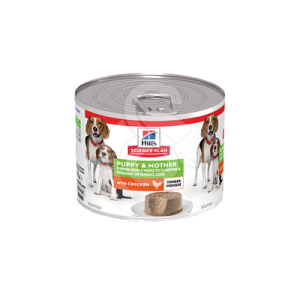 Chien Puppy & Mother Mousse Poulet Boîte