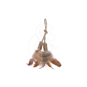 Jouet chat Wouapy : Bouchon en matatabi à plumes