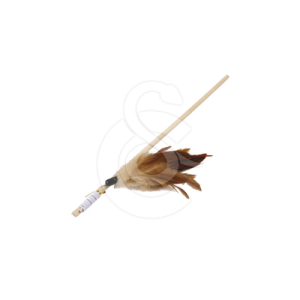 Jouet chat Wouapy : Canne à pêche plumes
