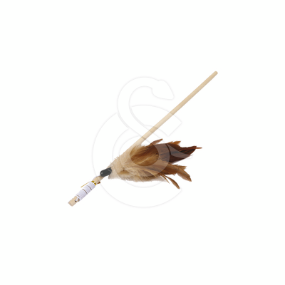 Jouet chat Wouapy : Canne à pêche plumes