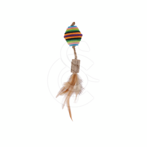 Jouet chat Wouapy : Chaplo boule à plumes