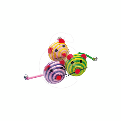 Jouet chat Croci : Souris à rayures