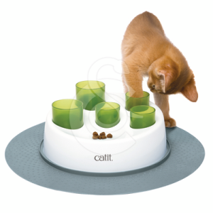 Jouet chat éducatif : Tubes à croquettes Catit Senses