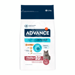 Advance Active Defense Chat Vitality +10 Sterilized Senior P