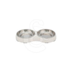 Gamelle 2 en 1 Trixie double pour chat en inox/mélaminé