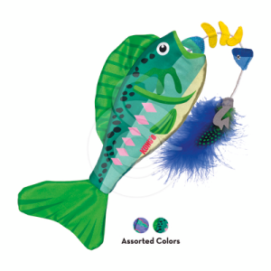KONG Cat Wrangler Angler Fish