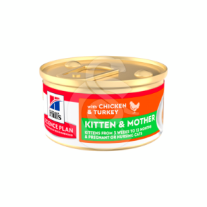 Chat Kitten and Mother Mousse Poulet & Dinde Boîte